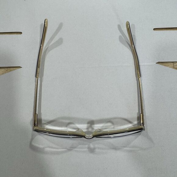 Jill Stuart JS 320-2 Eyeglasses Frames Only  53-14-135 Plastic Black Gold Bling - Picture 3 of 13